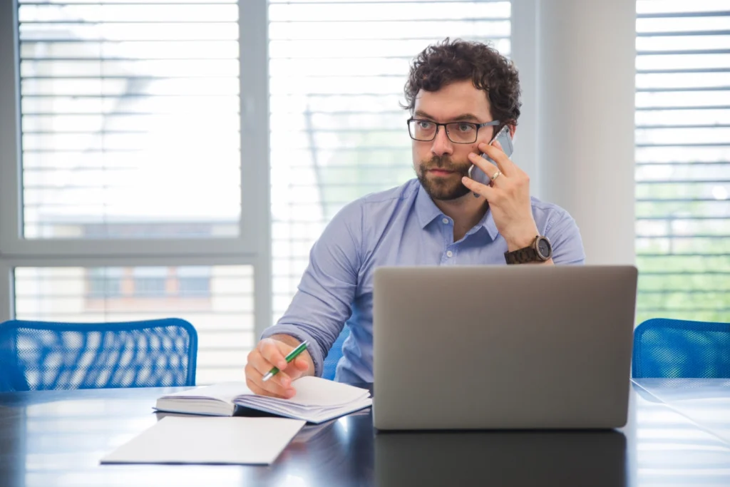 BDR agendando reunião por telefone