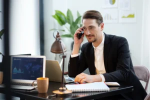 Business Development Representative (BDR) trabalhando