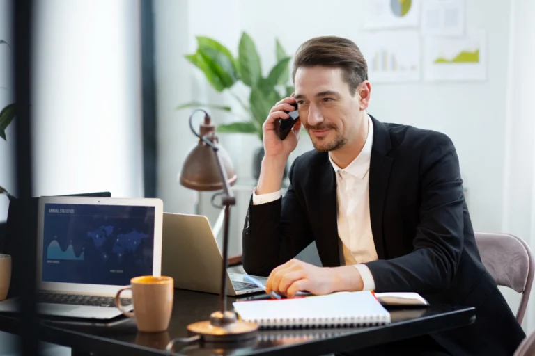 Business Development Representative (BDR) trabalhando